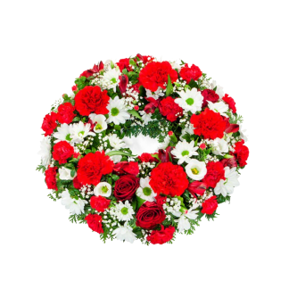 Red & White Wreath