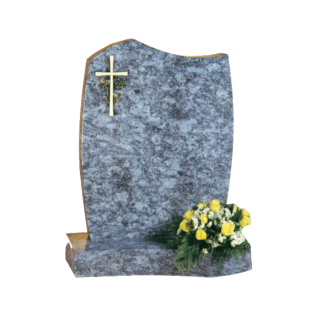 granite-headstone-nm105 SHAPED + CURVED
