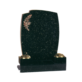 NM111 - Indented Memorial with Vases