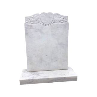 marble-headstone-mb_128 Marble with heart