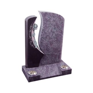 MB122 - Split Memorial with Rose